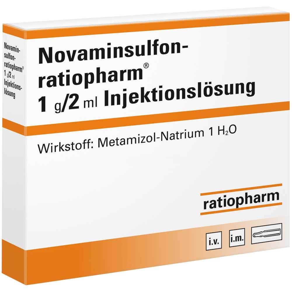 Novaminsulfon-ratiopharm® 1 g/2 ml