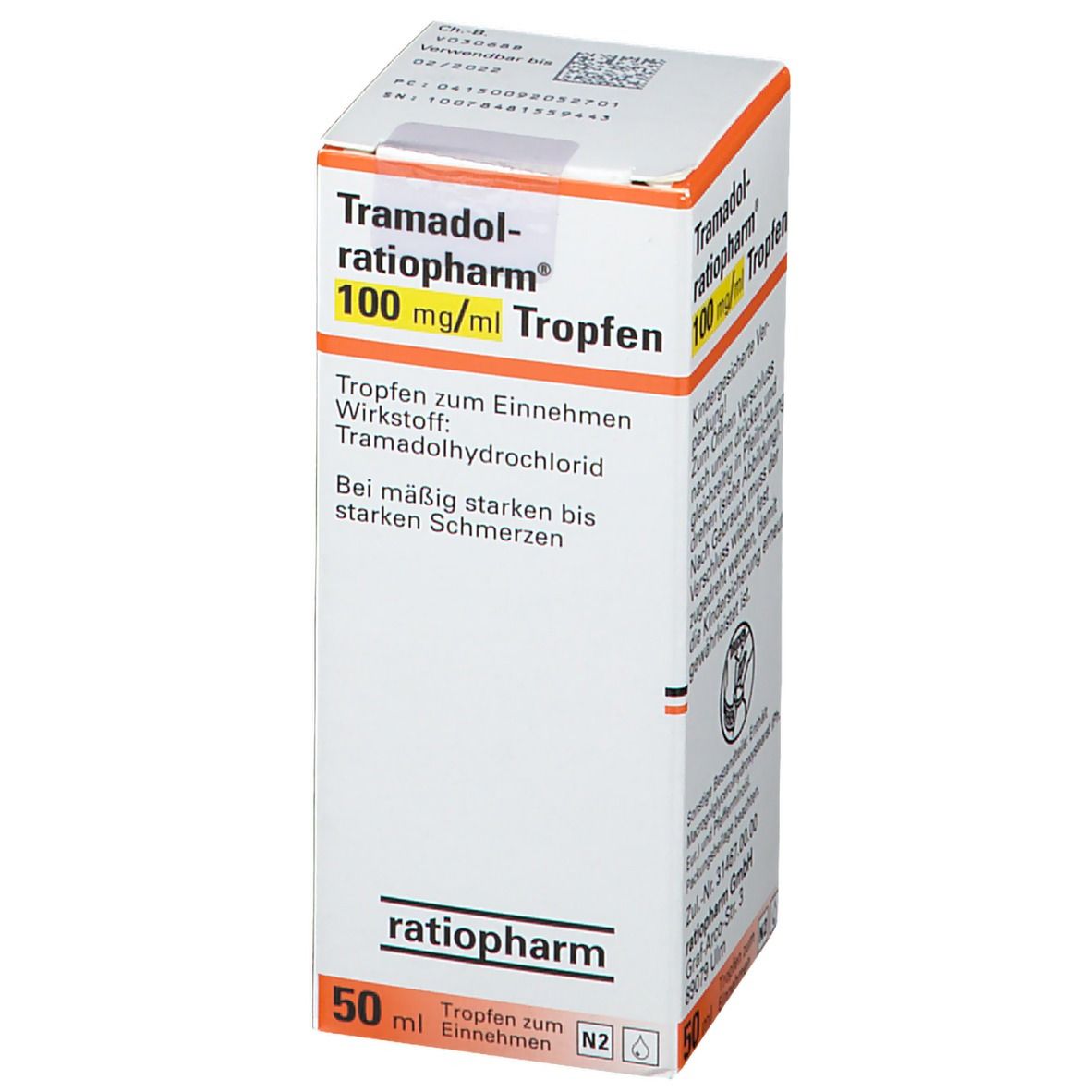 Tramadol-ratiopharm® 100 mg/ml Tropfen