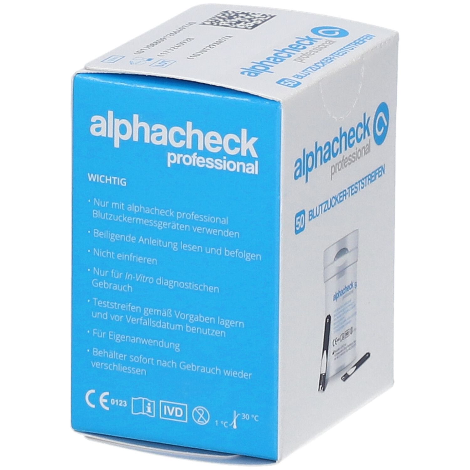 Alphacheck professional Blutzuckerteststreifen