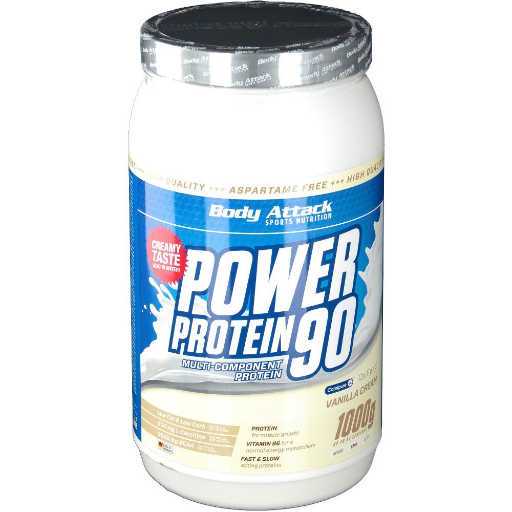 Body Attack Power Protein 90 Big Pack Vanilla 1000 G - Shop Apotheke