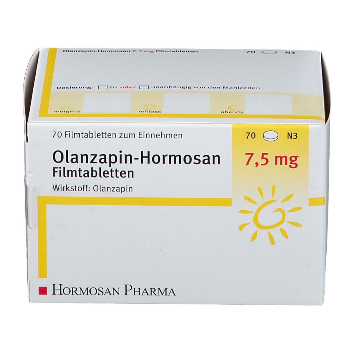 Olanzapin-Hormosan 7,5 mg