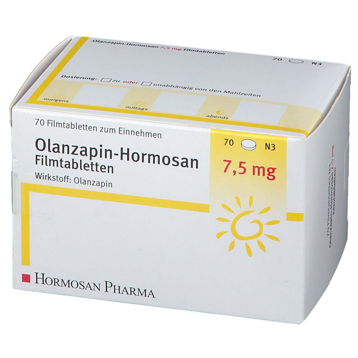 Olanzapin-Hormosan 7,5 mg