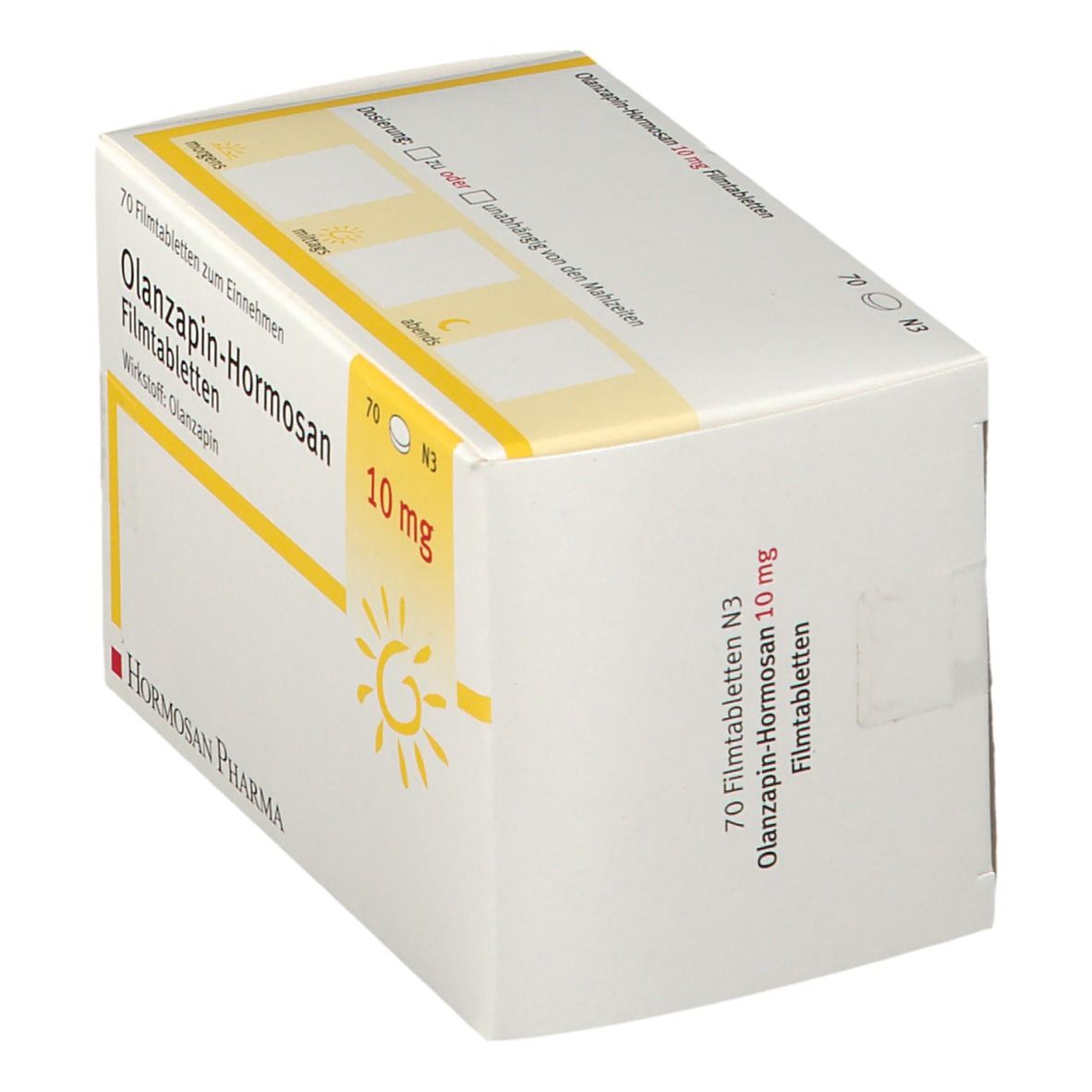 Olanzapin Hormosan 10 mg Filmtabletten 70 St