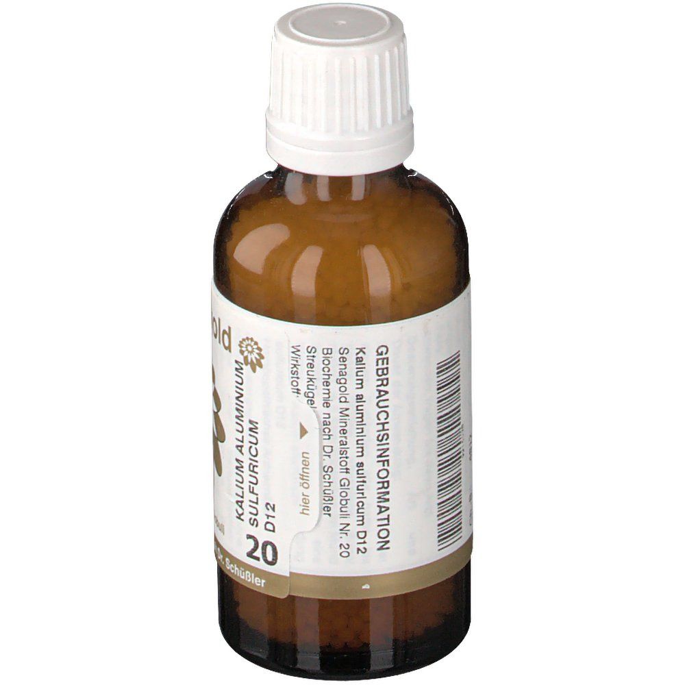 BIOCHEMIE Senagold 20 Kalium aluminium sulfuricum D12