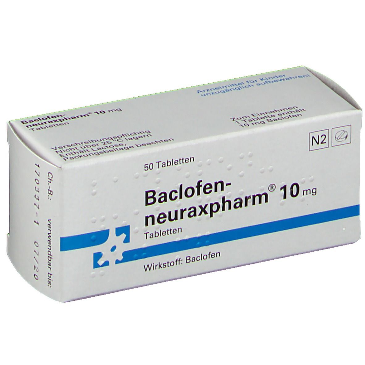 Baclofen 50 mg tabletten