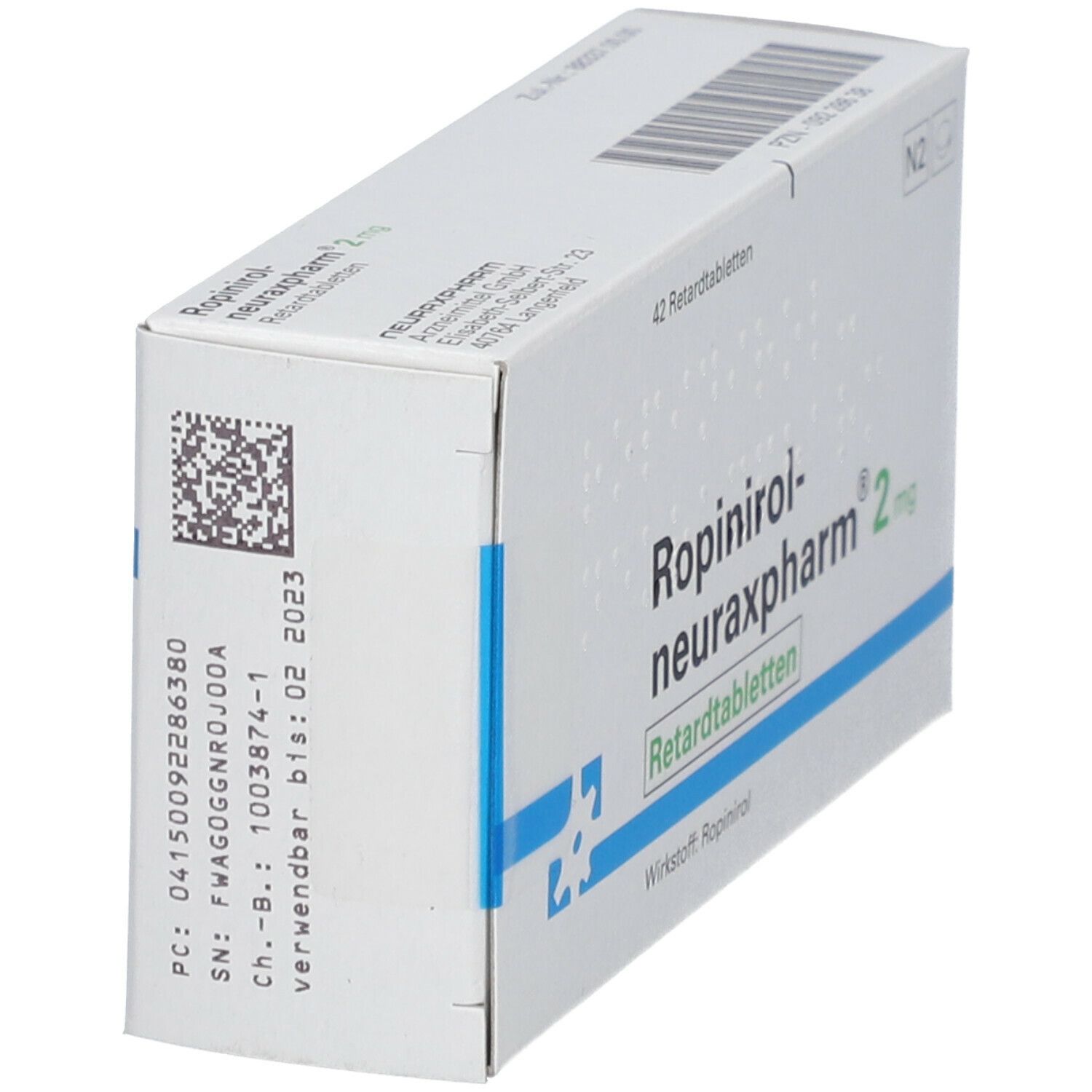 Ropinirol-neuraxpharm® 2 mg