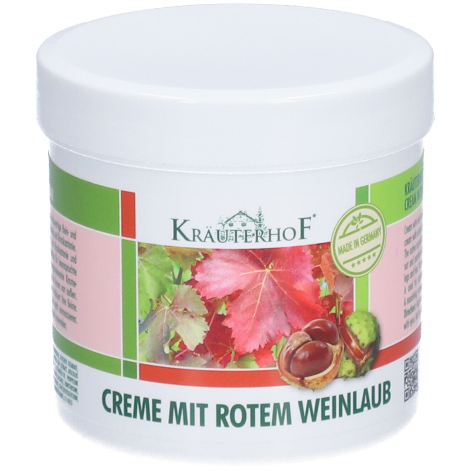 Kräuterhof® Crème avec feuilles de vigne rouge thumbnail