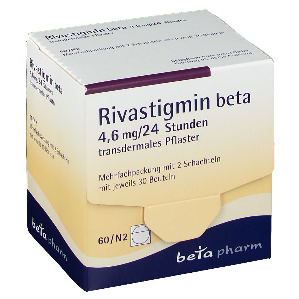 Rivastigmin beta 4,6 mg/24 Stunden