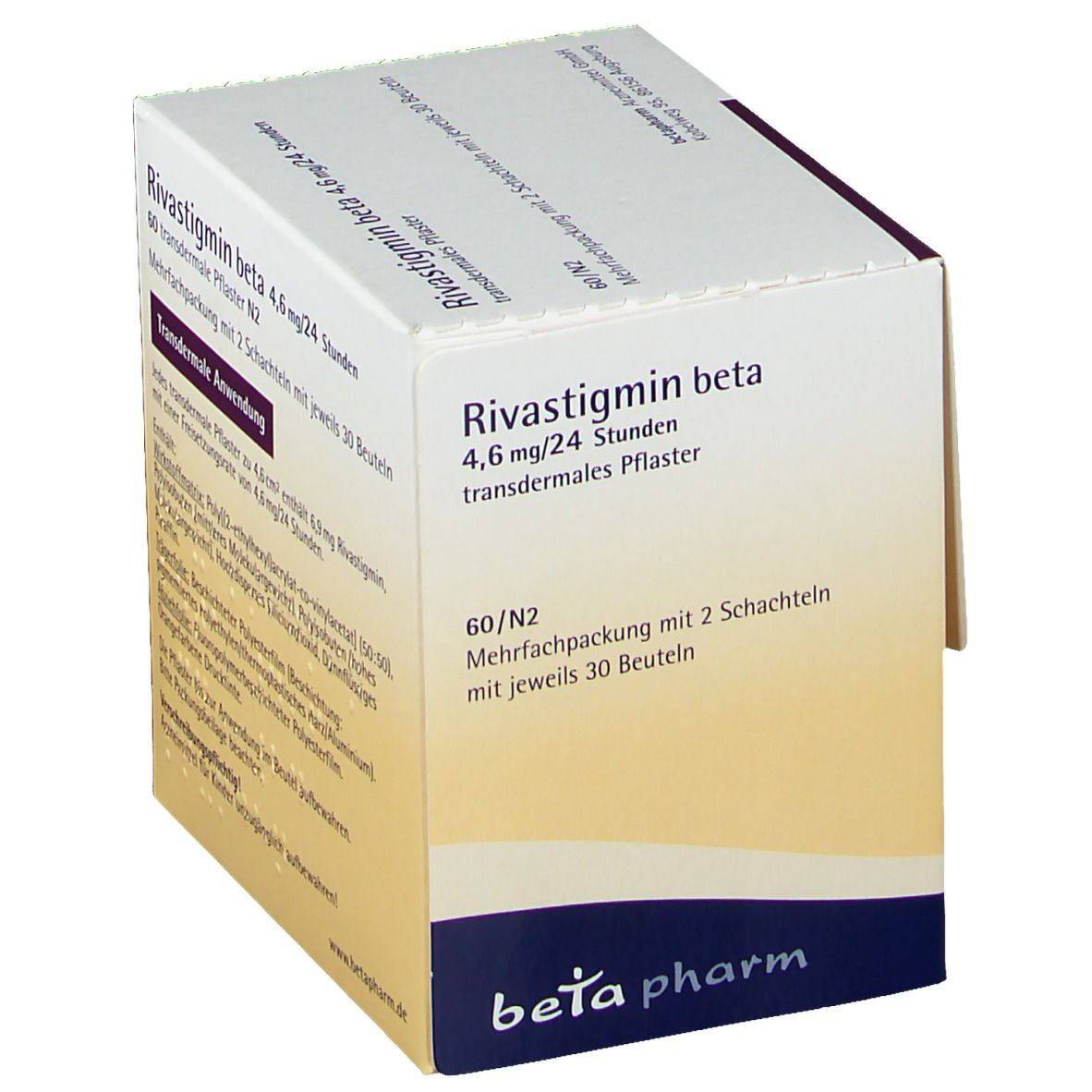 Rivastigmin beta 4,6 mg/24 Stunden