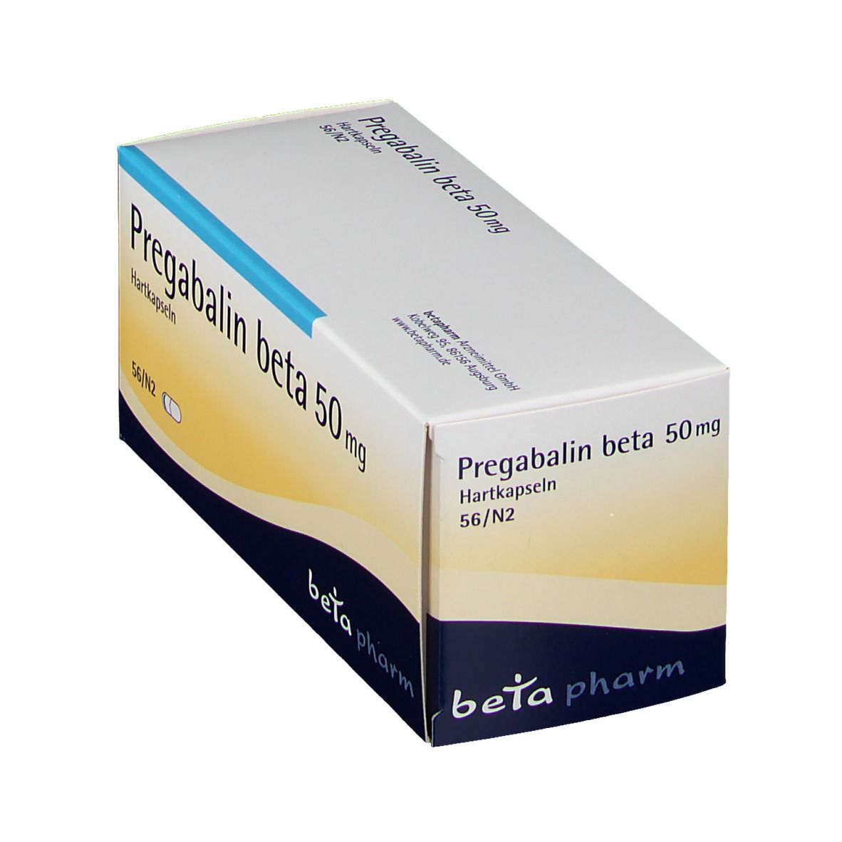 Pregabalin beta 50 mg Hartkapseln 56 St