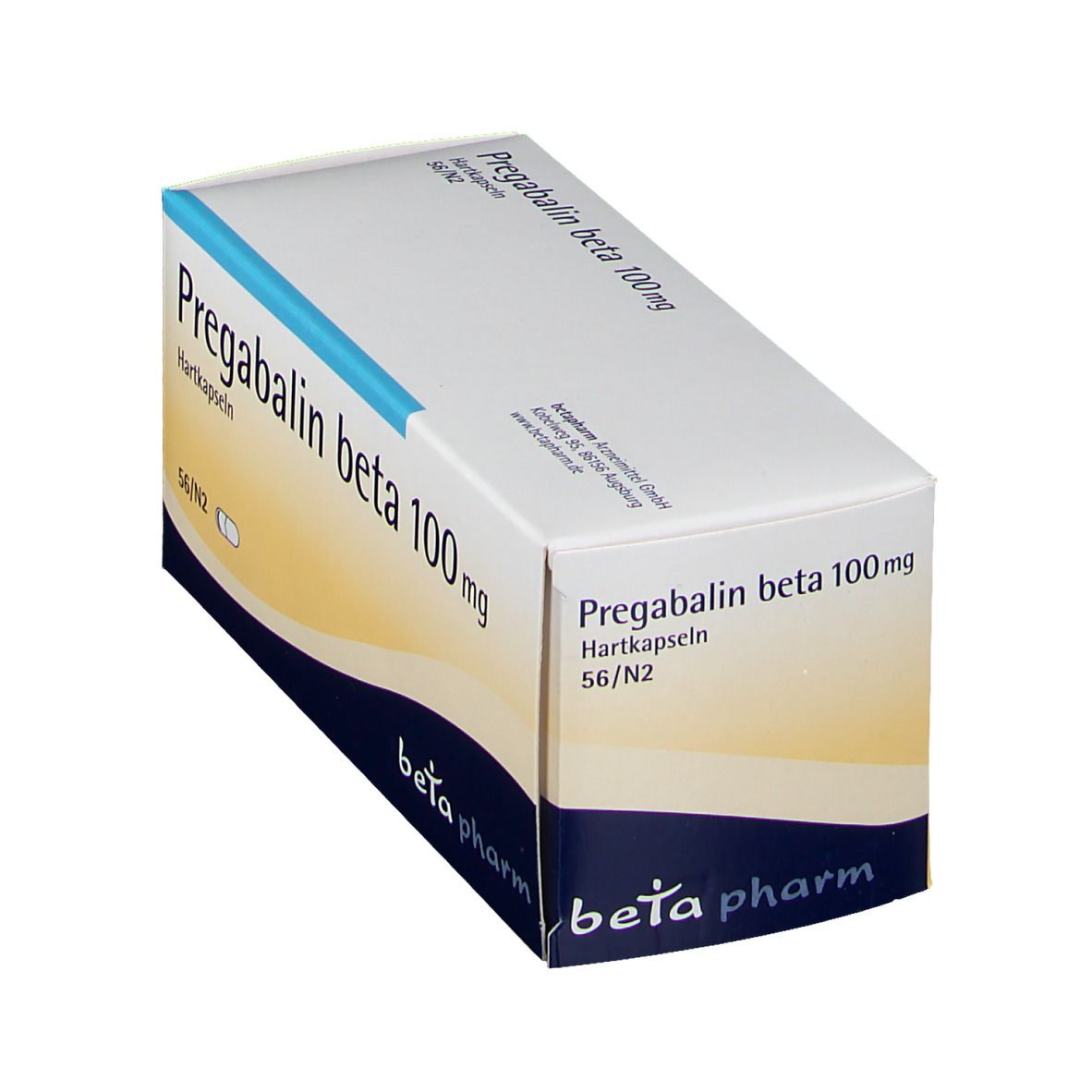 Pregabalin beta 100 mg Hartkapseln 56 St