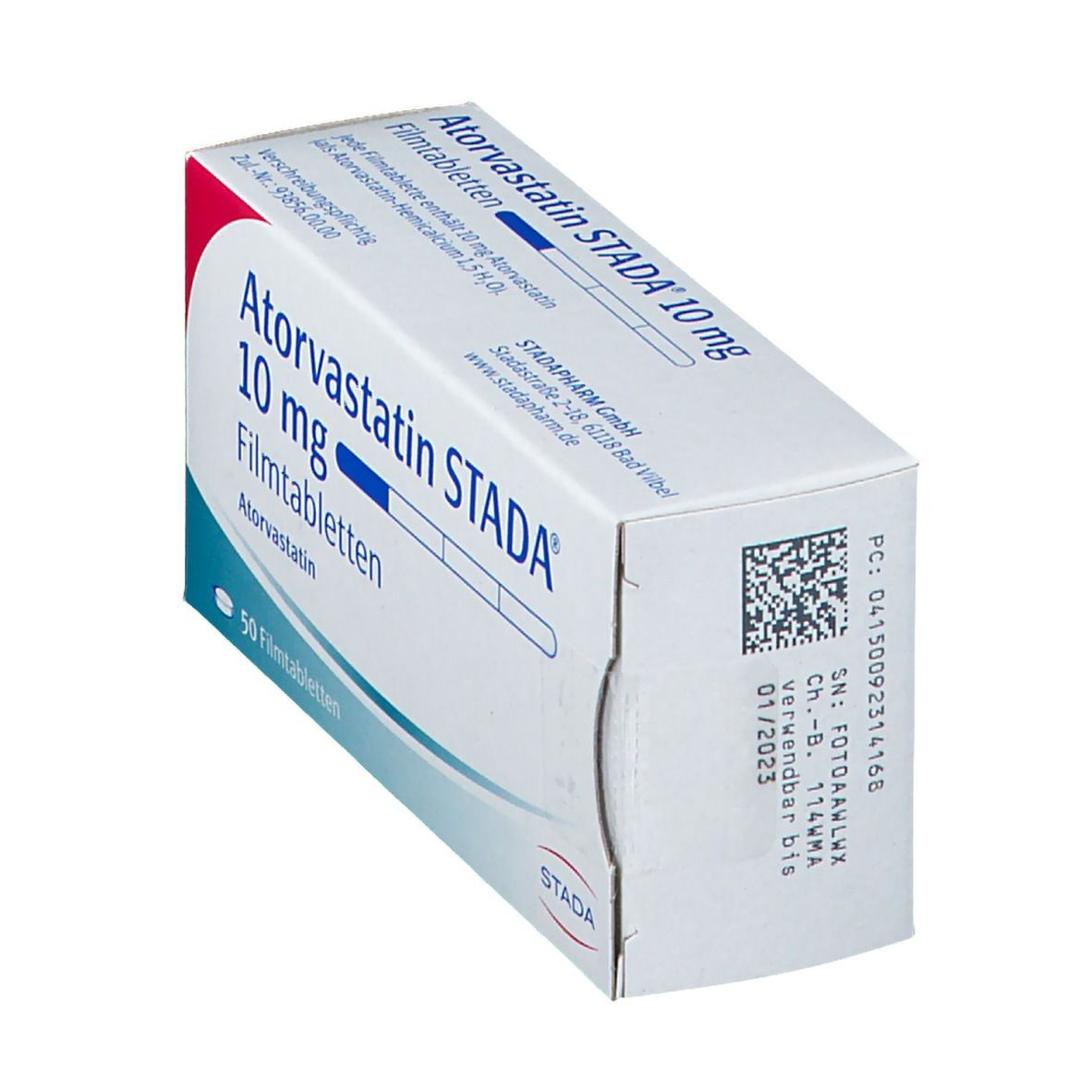 Atorvastatin Stada 10 mg Filmtabletten 50 St