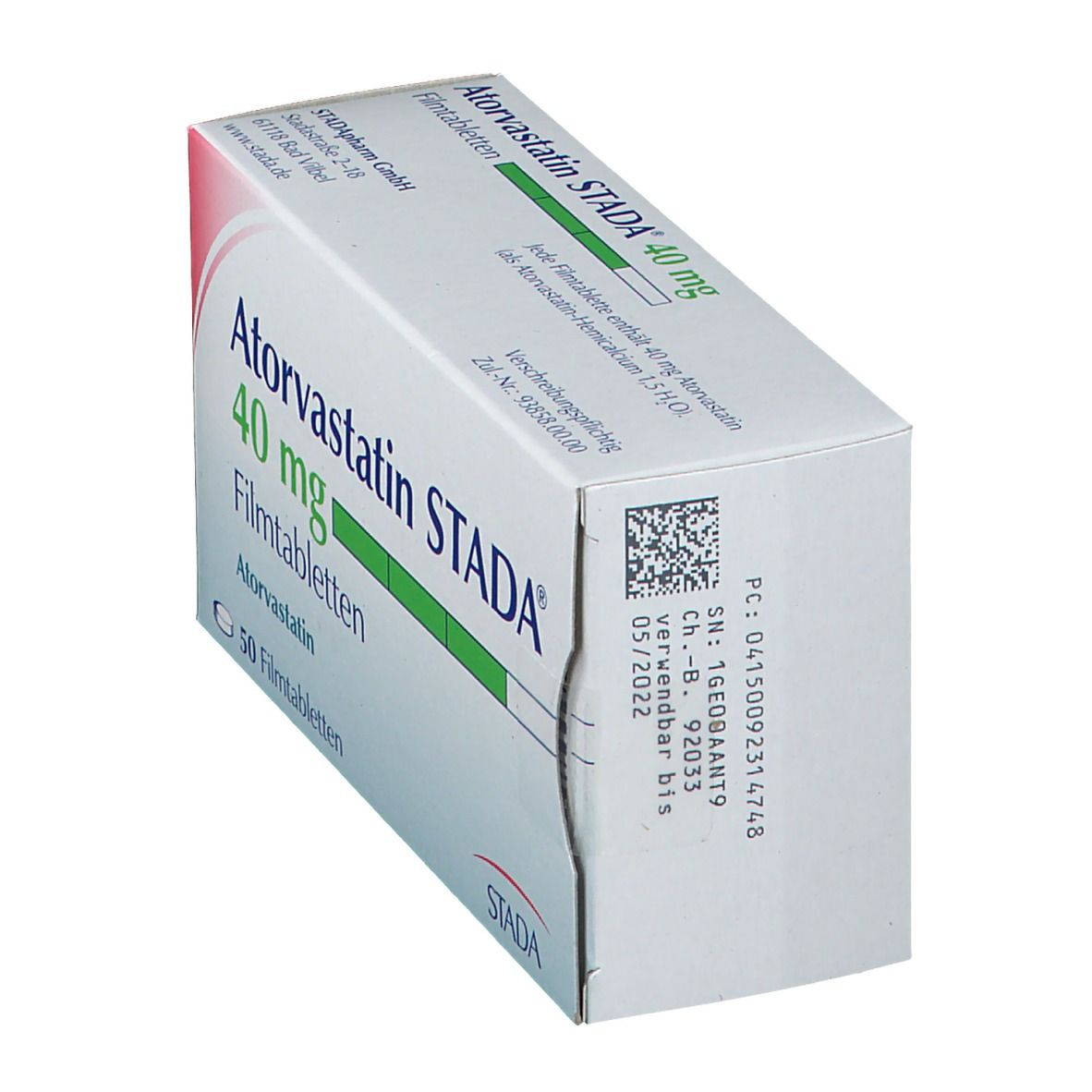 Atorvastatin Stada 80 mg Filmtabletten 50 St