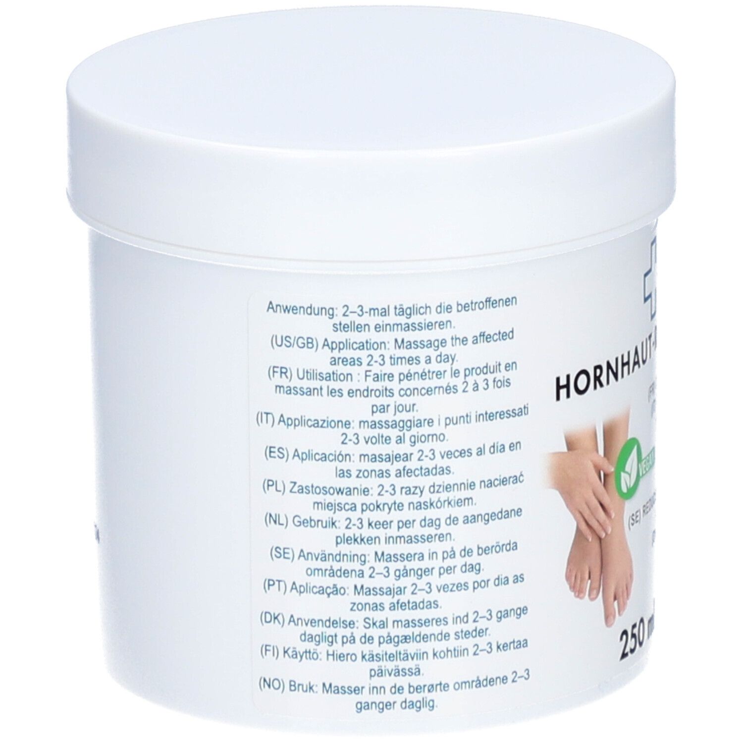 Lopalmed Hornhaut Reduziercreme m.Urea 250 ml Creme