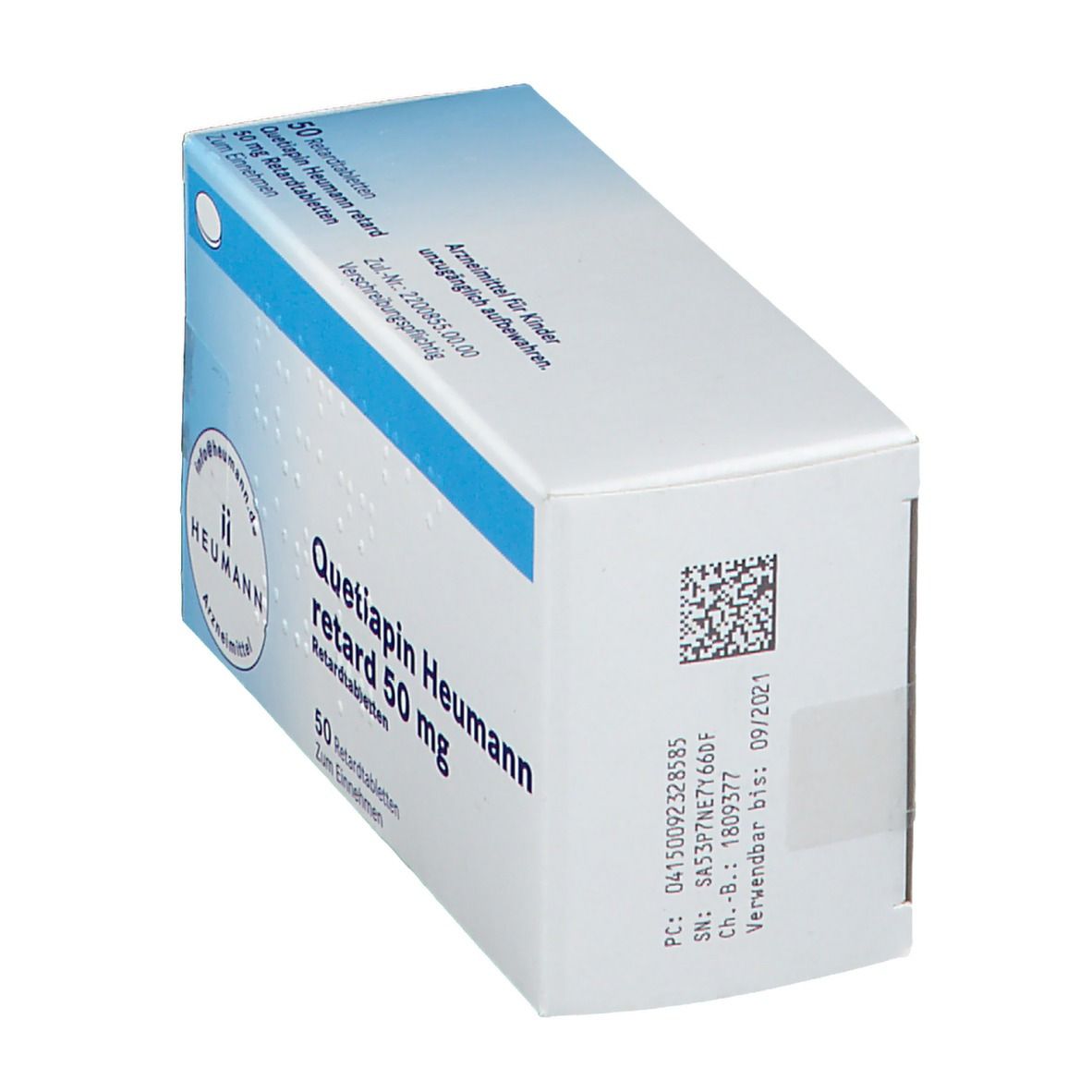 Quetiapin Heumann retard 50 mg Retardtabletten St Retard-Tabletten