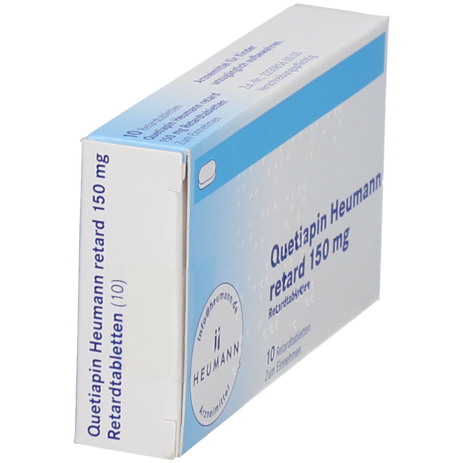 Quetiapin Heumann retard 150 mg Retardtabletten 10 St Retard-Tabletten