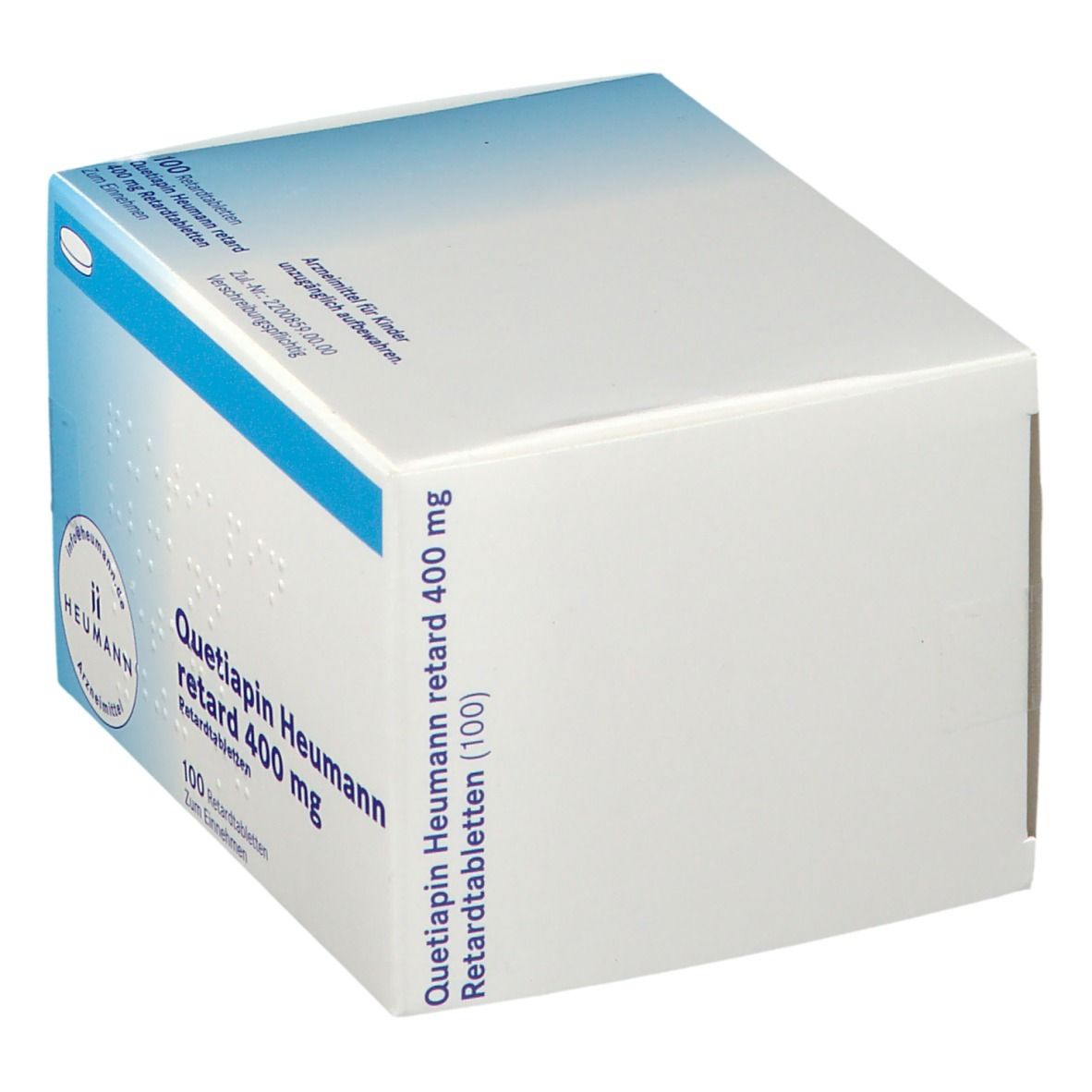 Quetiapin AL 400 mg Retardtabletten 100 St Retard-Tabletten