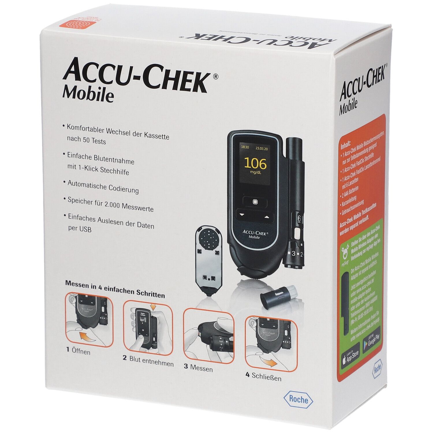 ACCU-CHEK® Mobile III Set mg/dL