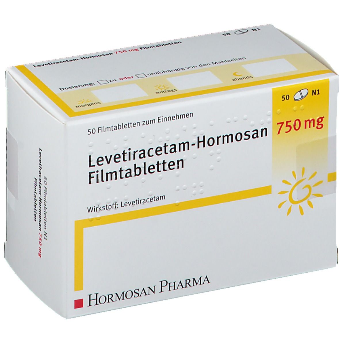 Levetiracetam-Hormosan 750 mg