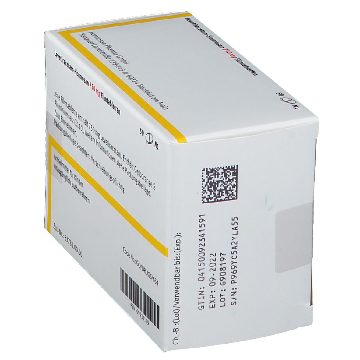 Levetiracetam-Hormosan 750 mg