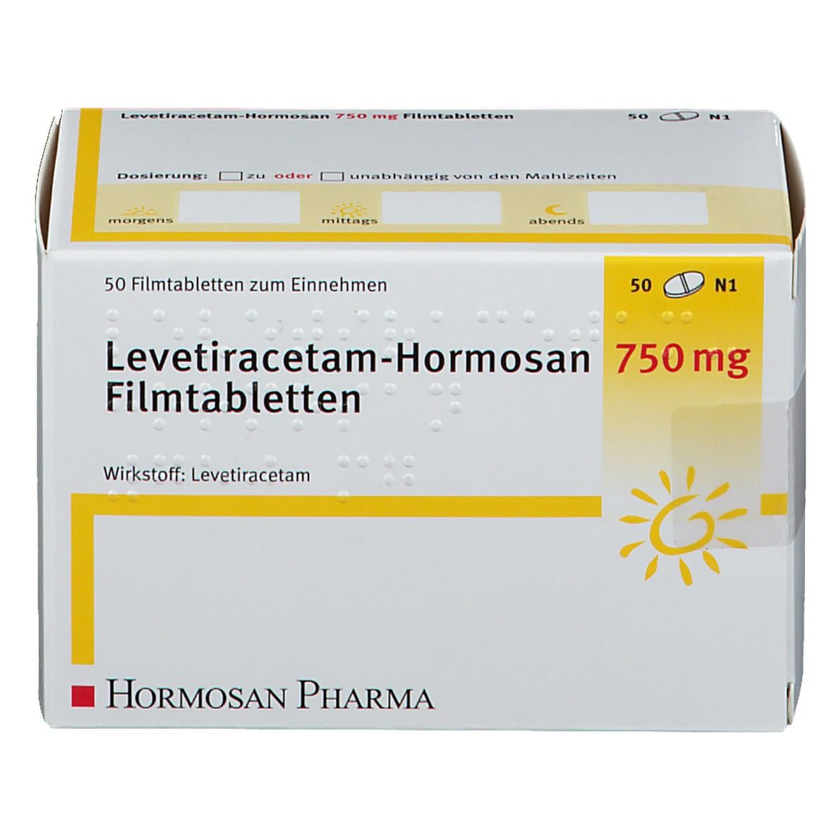 Levetiracetam-Hormosan 750 mg