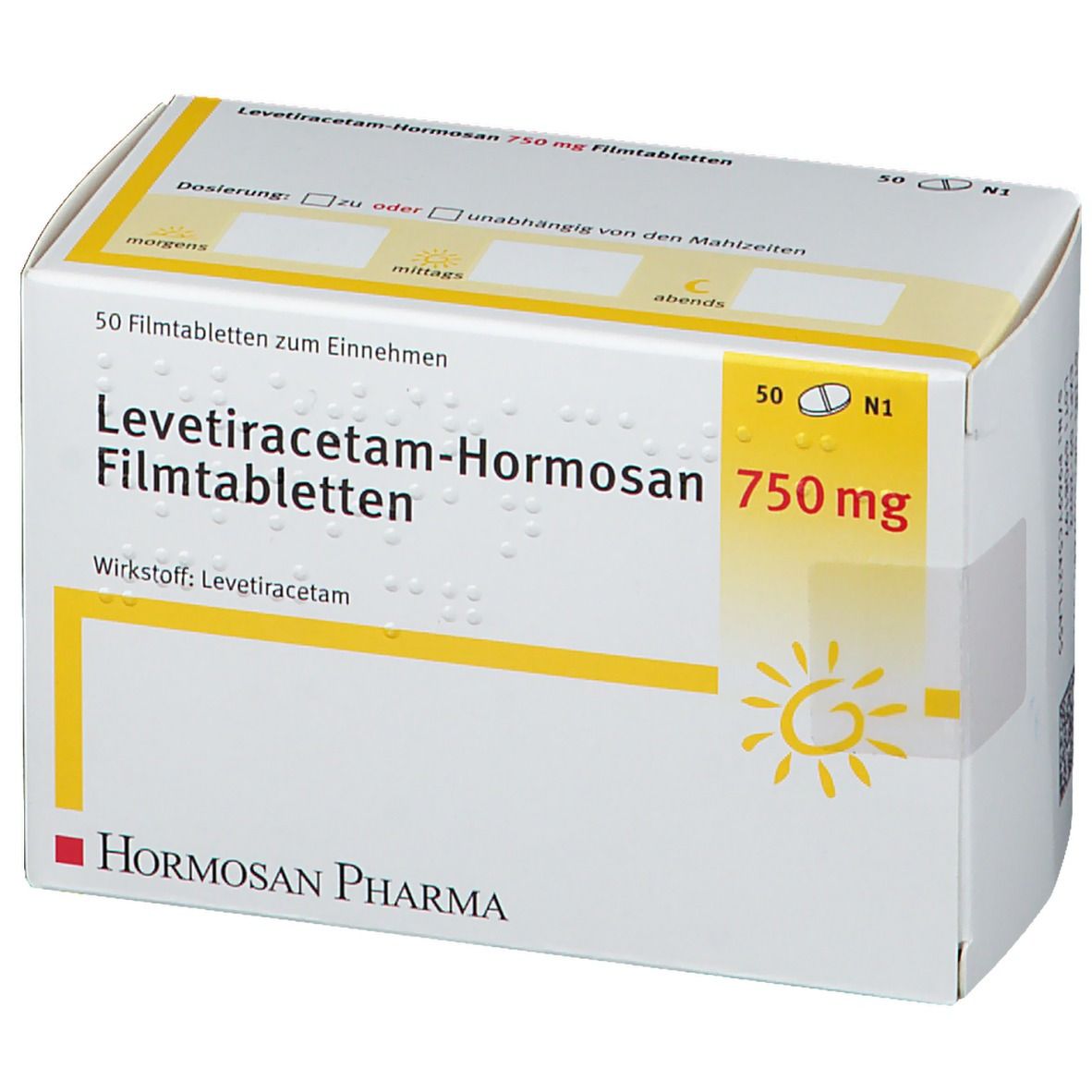 Levetiracetam-Hormosan 750 mg