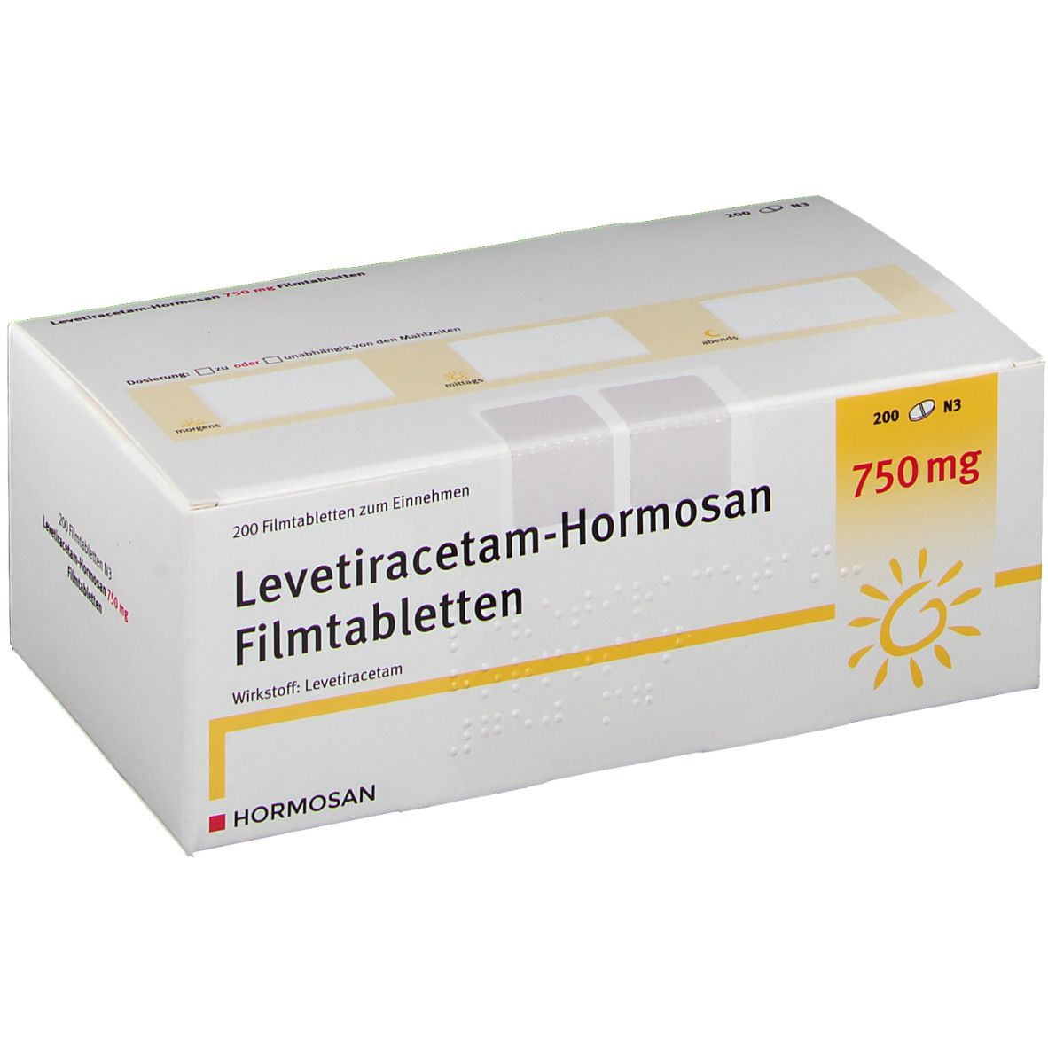 Levetiracetam-Hormosan 750 mg