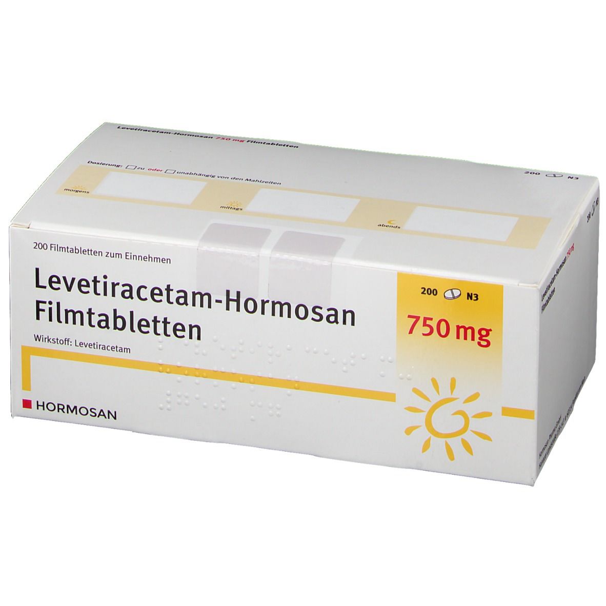 Levetiracetam-Hormosan 750 mg