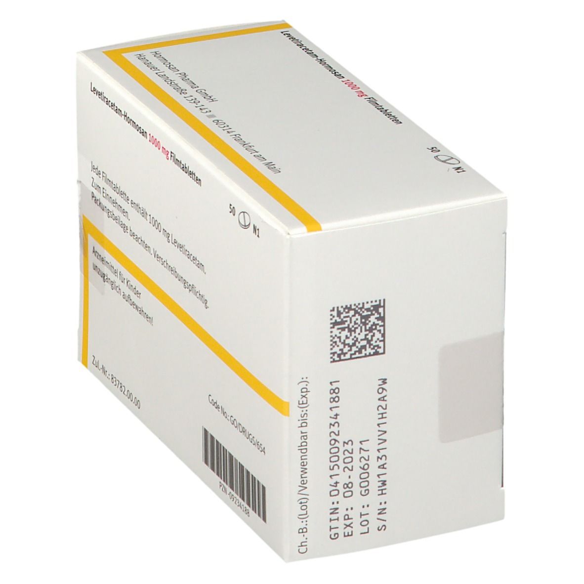 Levetiracetam-Hormosan 1000 mg