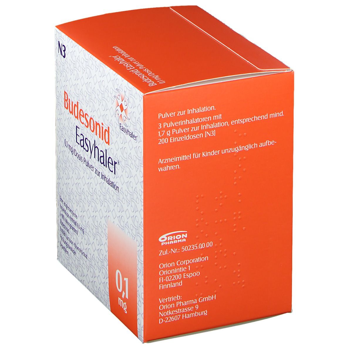 Budesonid Easyhaler® 0,1 mg/Dosis