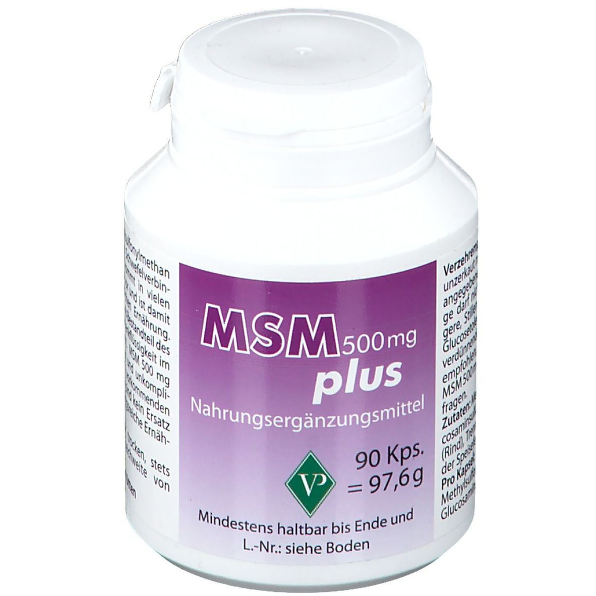 MSM Plus 500 mg Plus