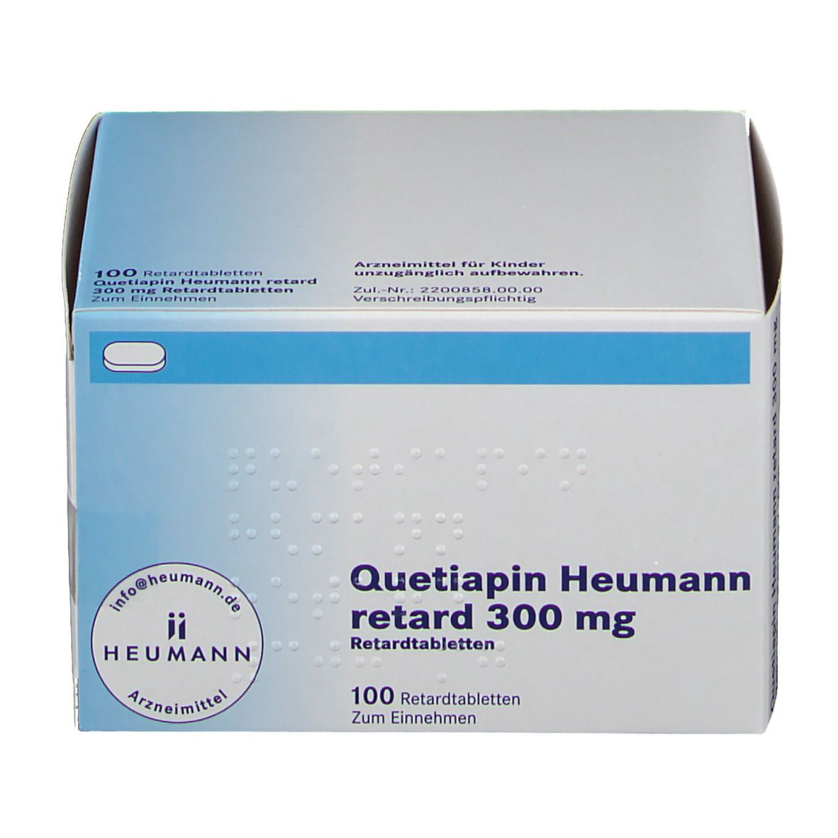 Quetipin Heumann retard 300 mg