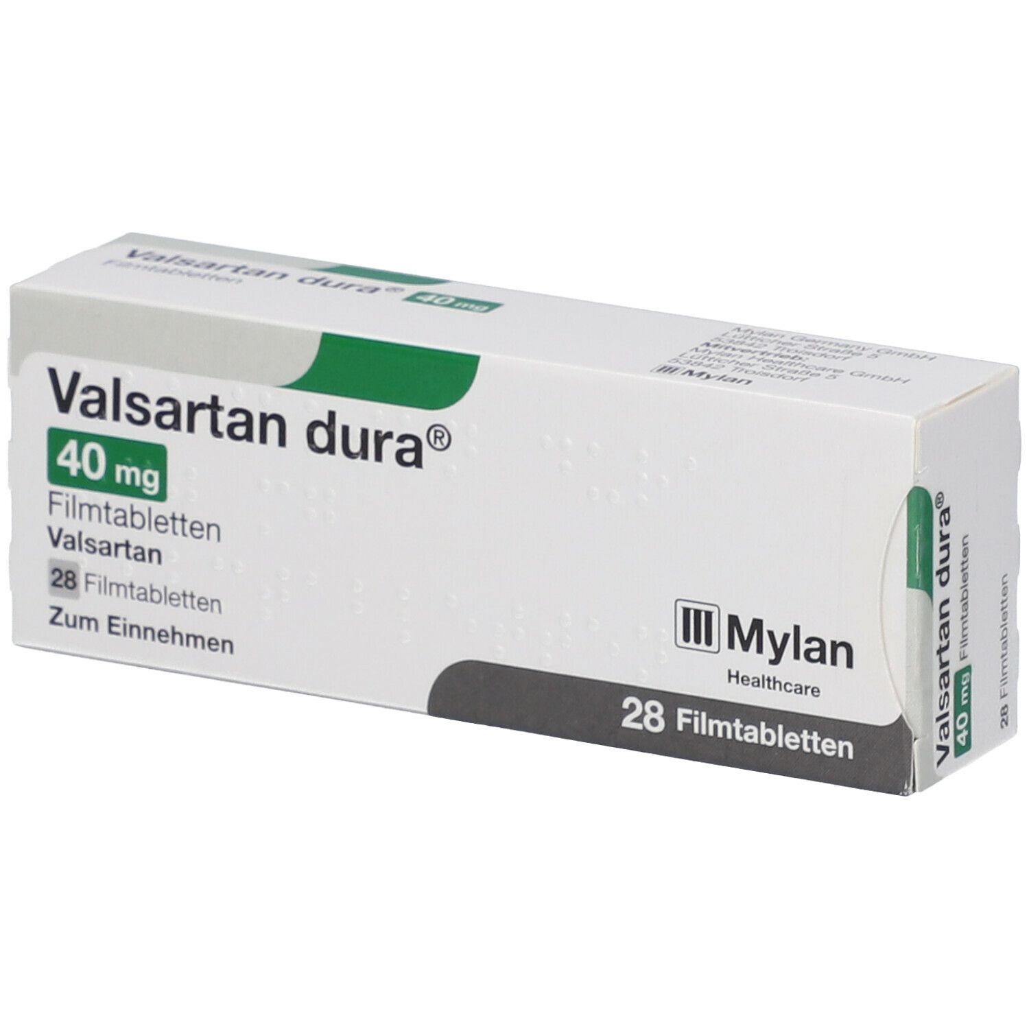 Valsartan dura 40 mg Filmtabletten 28 St