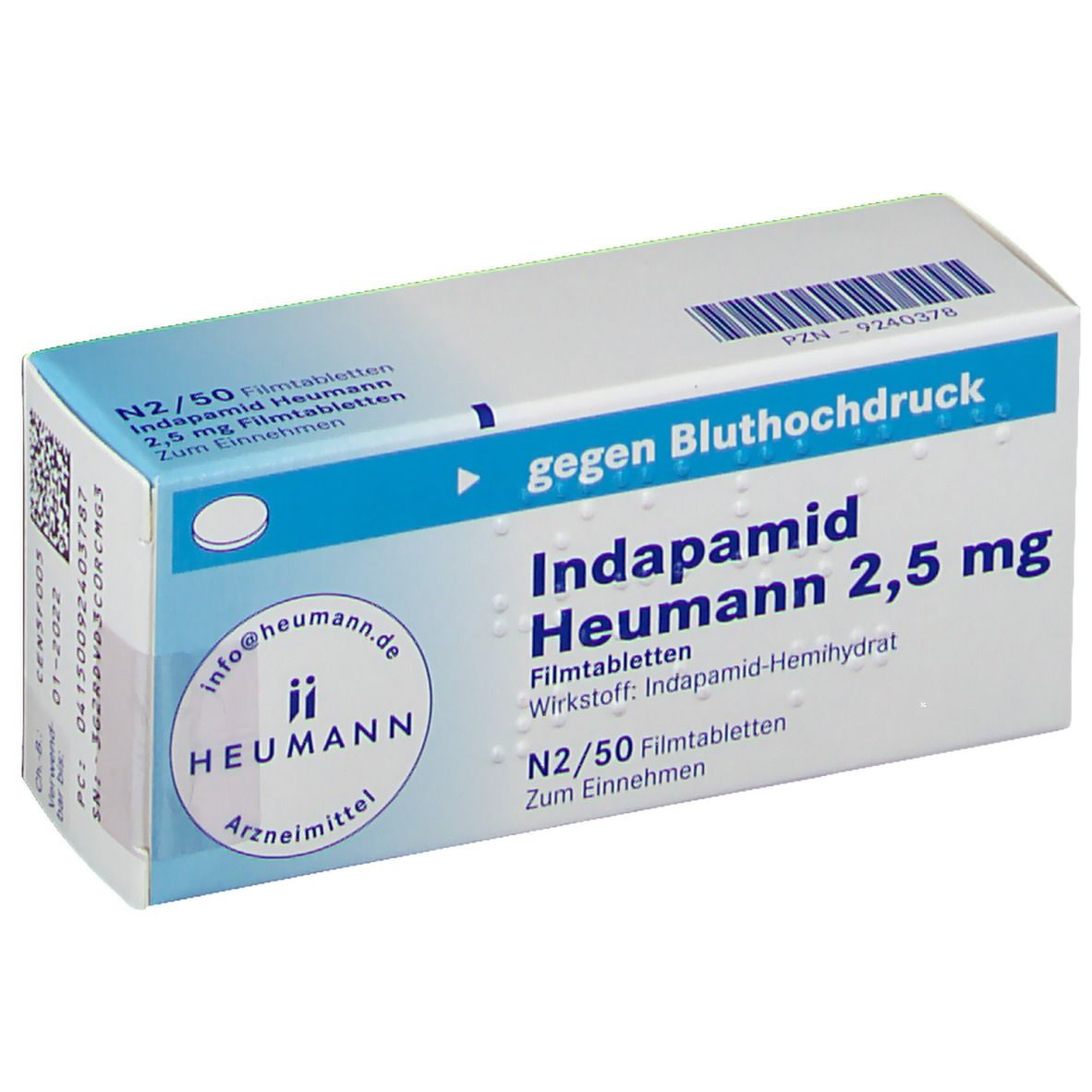 Indapamid Heumann 2,5 mg