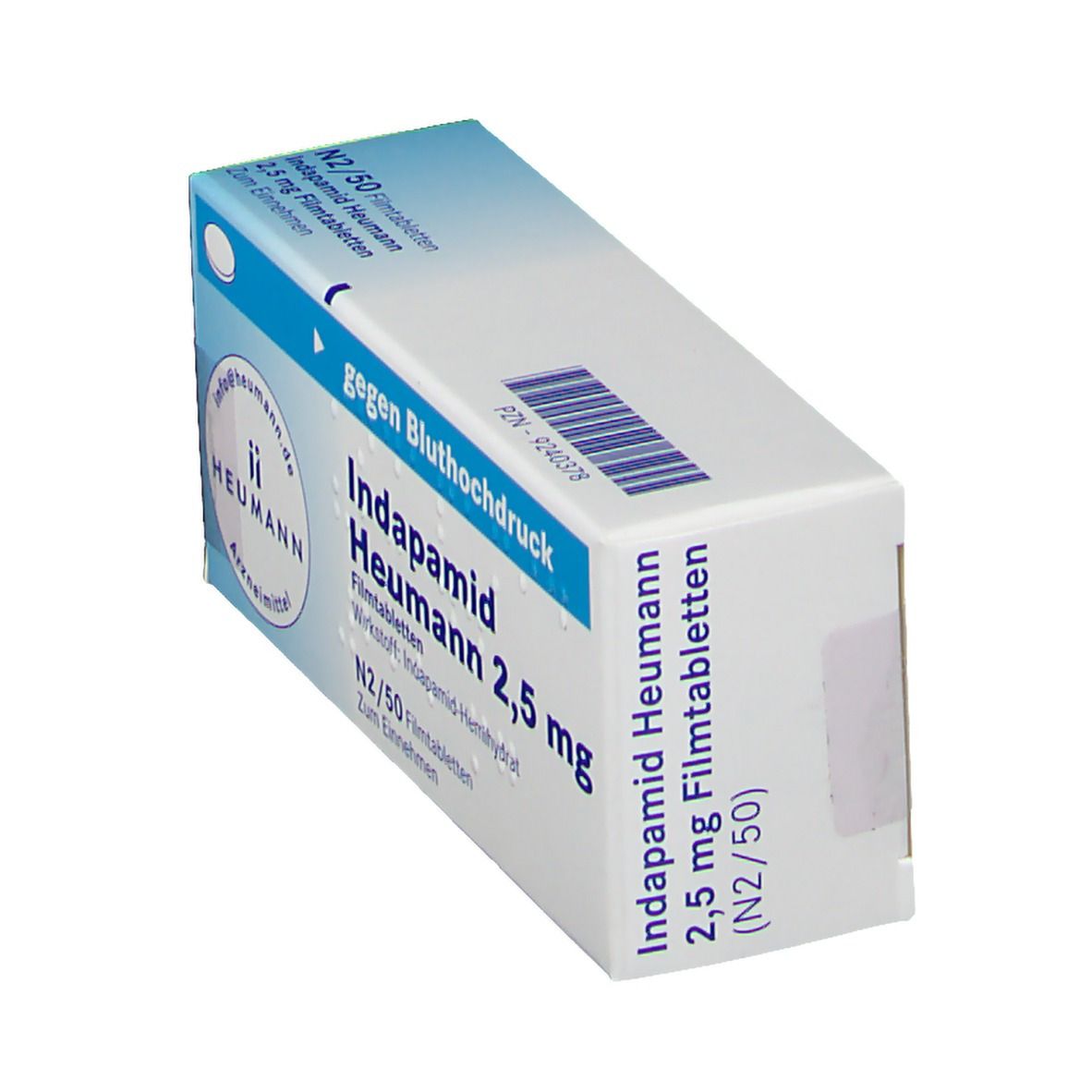 Indapamid Heumann 2,5 mg Filmtabletten 50 St