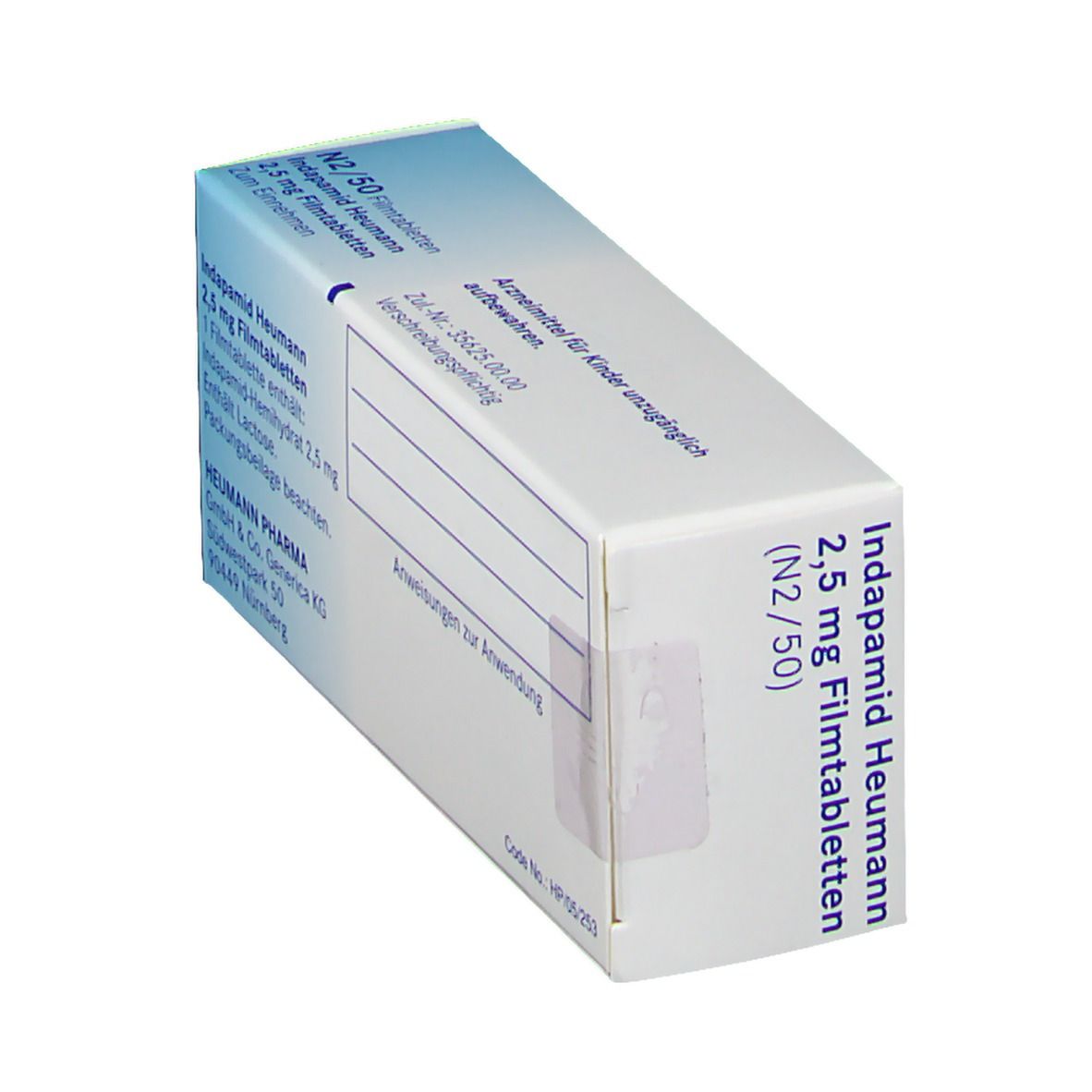 Indapamid Heumann 2,5 mg