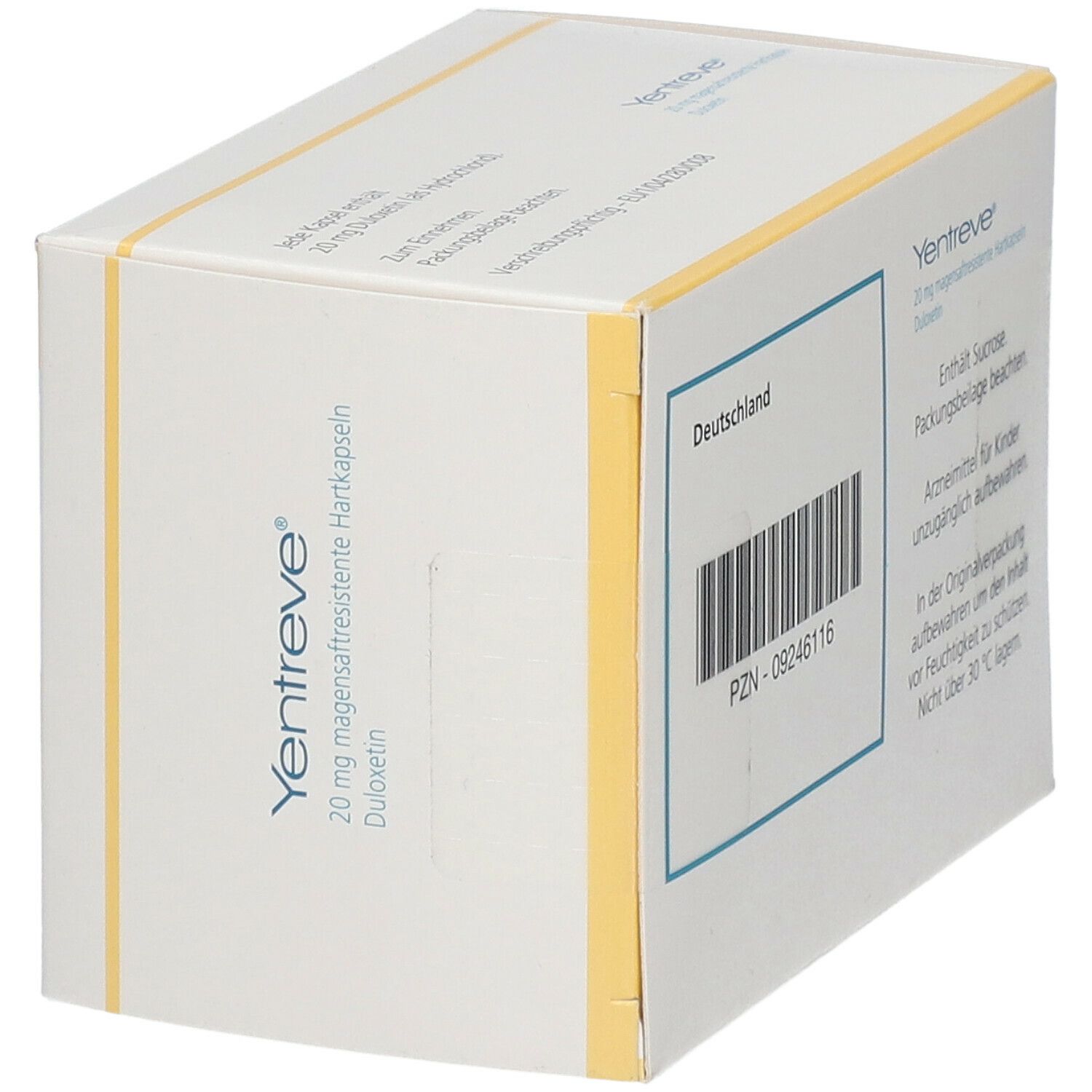 YENTREVE 20 mg magensaftresistente Hartkapseln