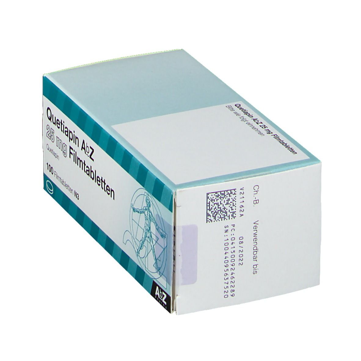 Quetiapin AbZ 25 mg Filmtabletten 100 St