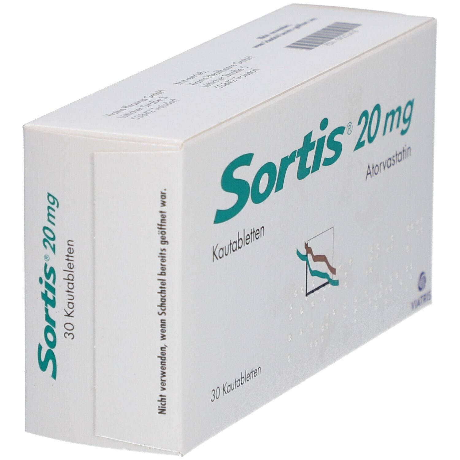 Sortis® 20 mg Kautabletten