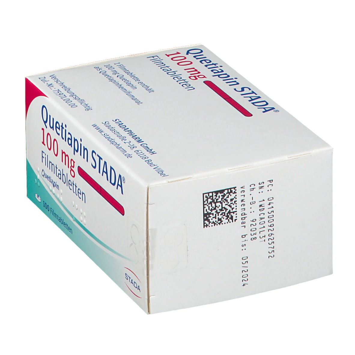 Quetiapin Stada 100 mg Filmtabletten St