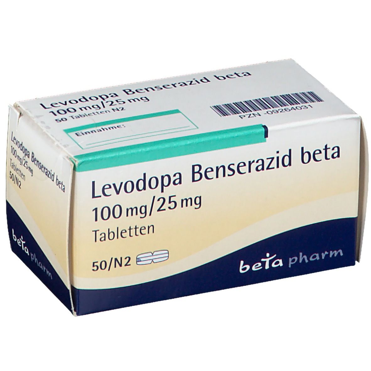 Levodopa Benserazid beta 100 mg/25 mg