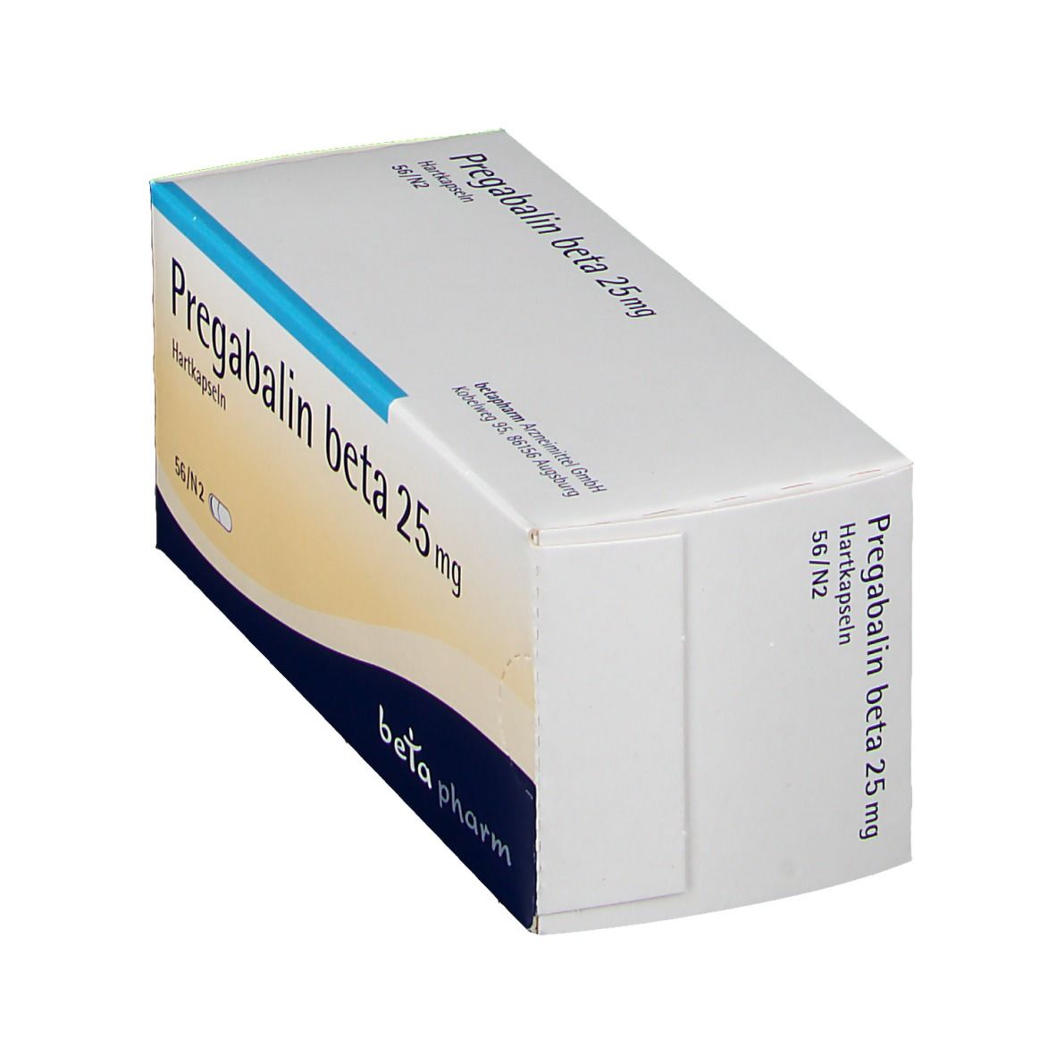 Pregabalin beta 25 mg Hartkapseln 56 St