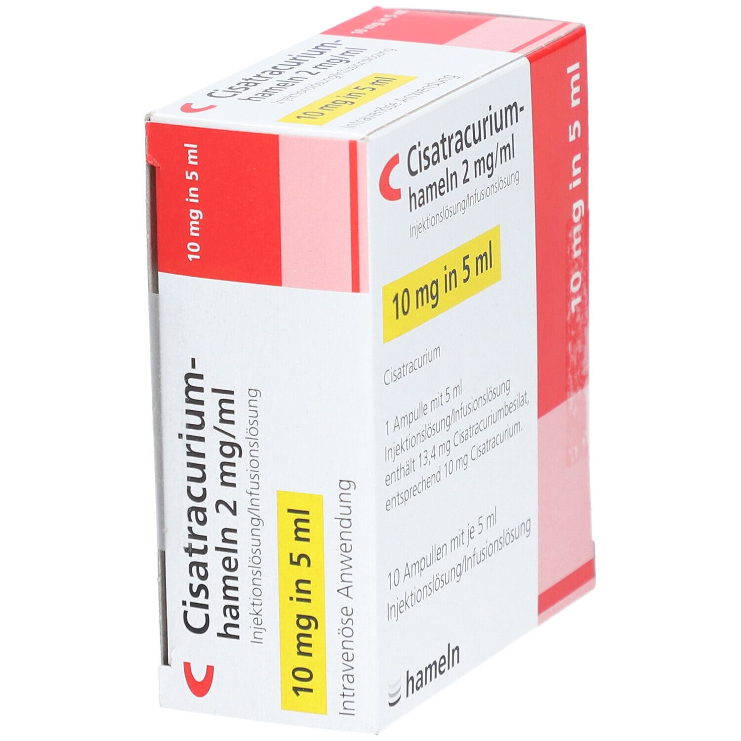 CISATRACURIUM-hameln 2 mg/ml Inj.-/Inf.-Lsg.Amp. 10x5 ml Ampullen