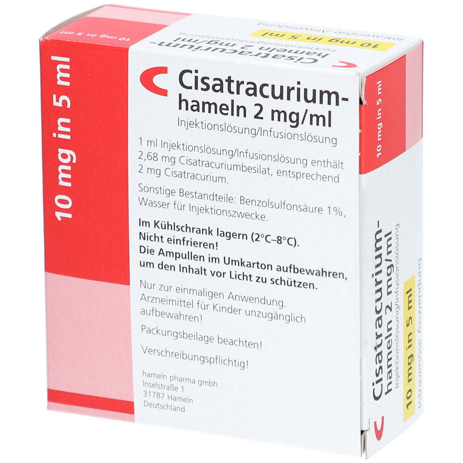 Cisatracurium-hameln 2 mg/ml