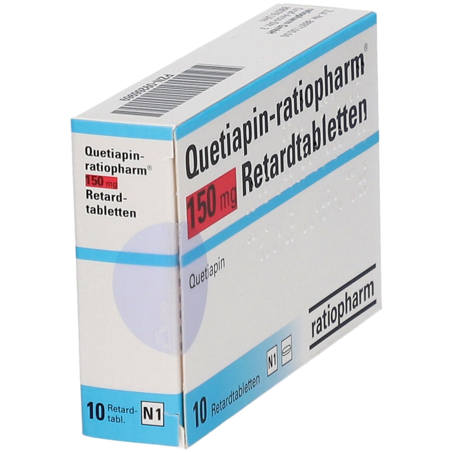 QUETIAPIN-ratiopharm 150 mg Retardtabletten 50 St Retard-Tabletten