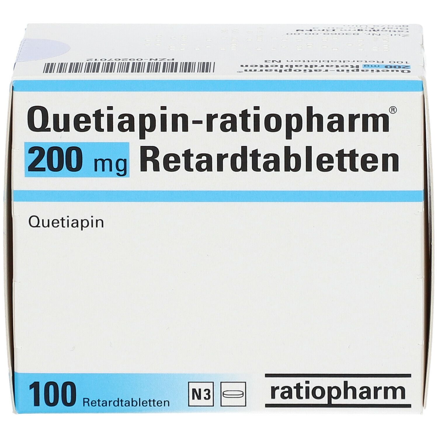 Quetiapin-ratiopharm® 200 mg