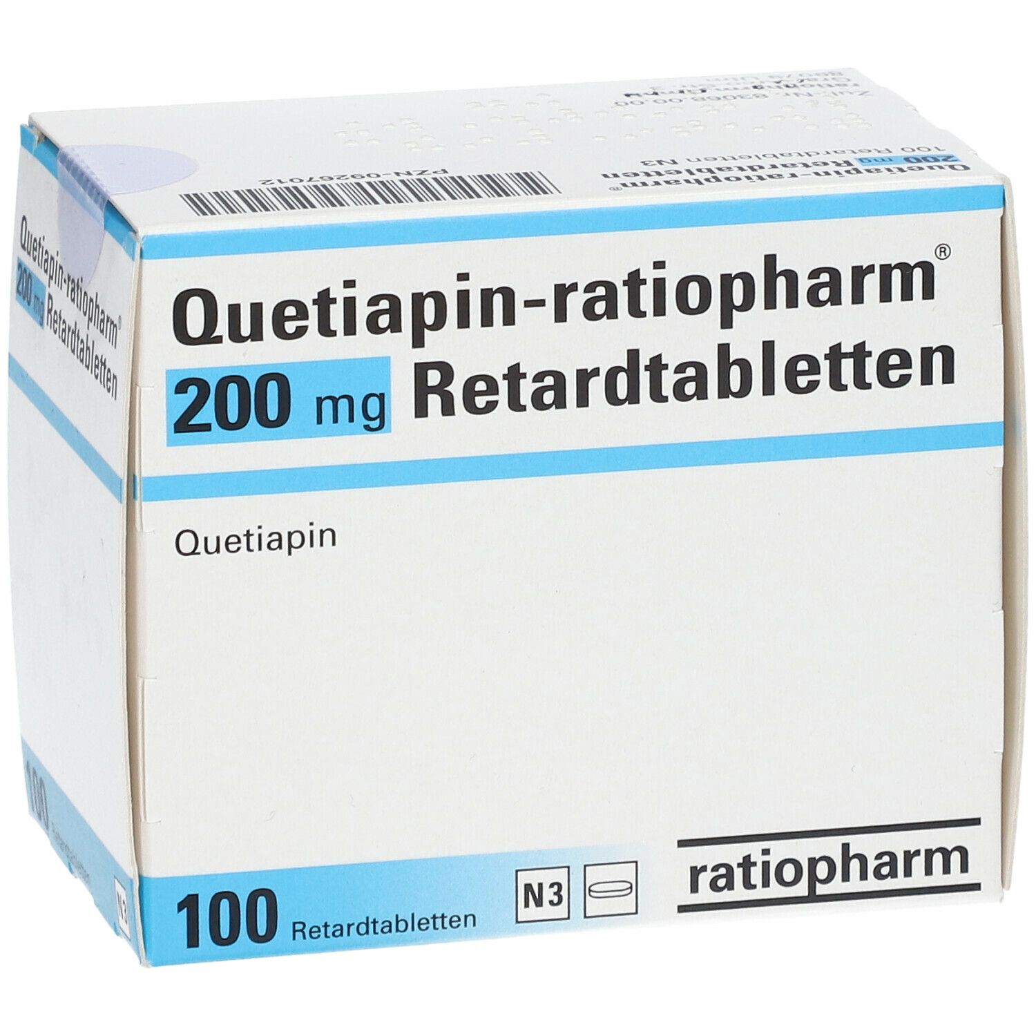 Quetiapin-ratiopharm® 200 mg