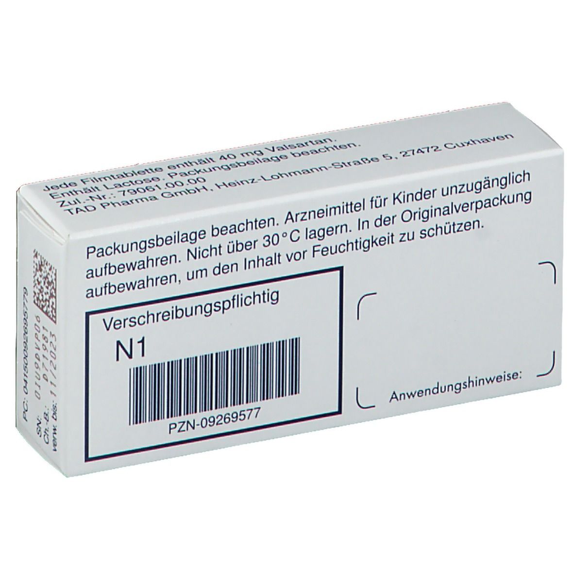 Valsacor® 40 mg