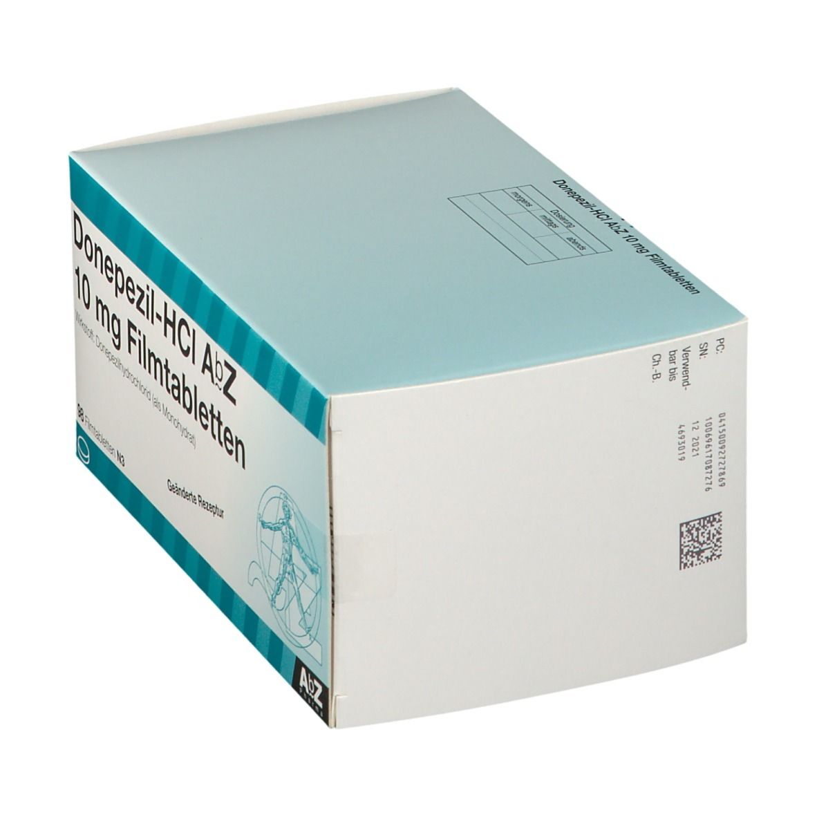 Donepezil-Hcl AbZ 10 mg Filmtabletten 98 St