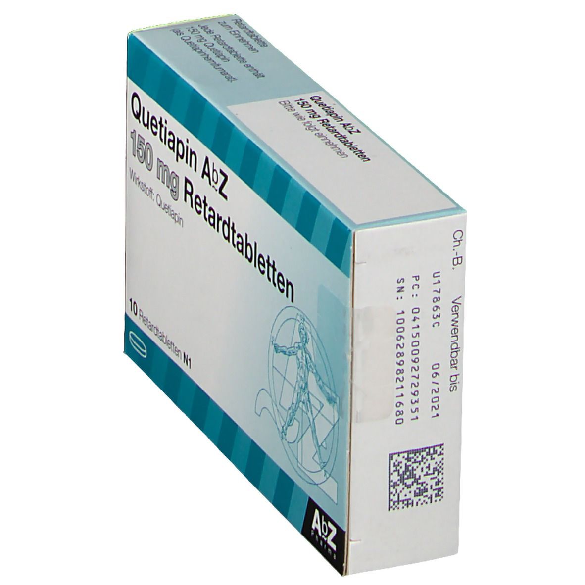 Quetiapin AbZ 150 mg Retardtabletten 10 St Retard-Tabletten